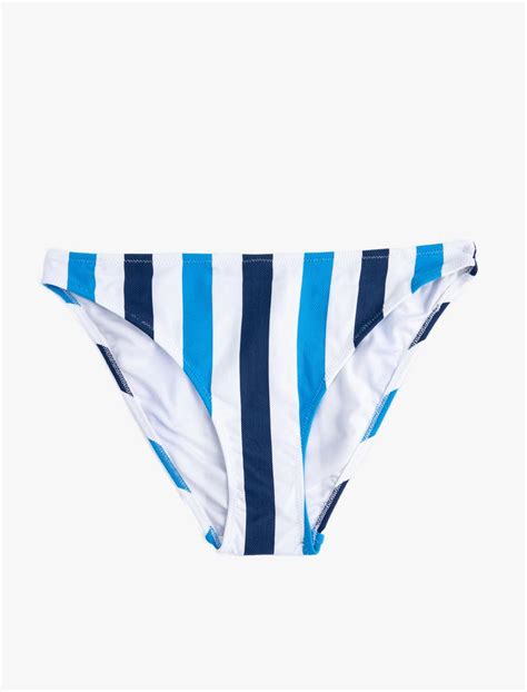 Lacivert Kadın Normal Bel Bikini Altı Dokulu 3SAK00003MM Koton