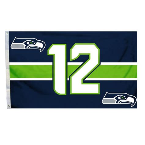 Seattle Seahawks 12th Man Flag Thing 1