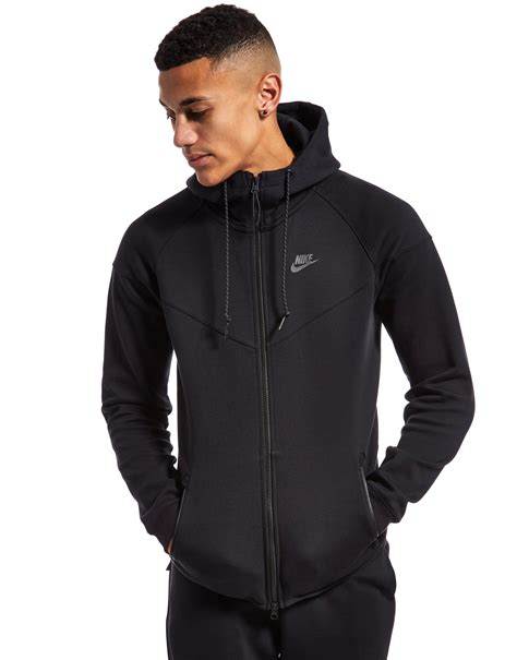 Nike Tech Fleece Windrunner Hoody In Nero Jd Sports