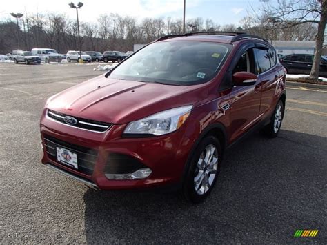 2013 Ruby Red Metallic Ford Escape Sel 20l Ecoboost 90444819 Photo