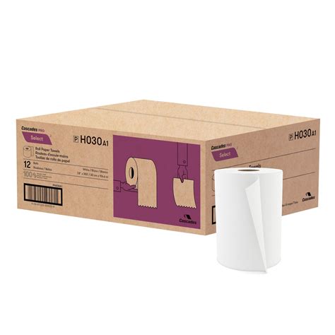 Cascades Pro Select 1 Ply Roll Paper Towel White 7 4 5 X 350 Case