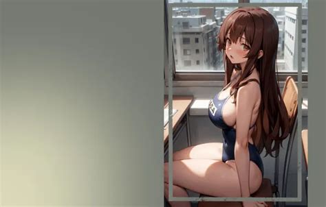 Wallpaper Kawaii Girl Hot Hot Girl Boobs Anime Pretty Chair For Mobile And Desktop