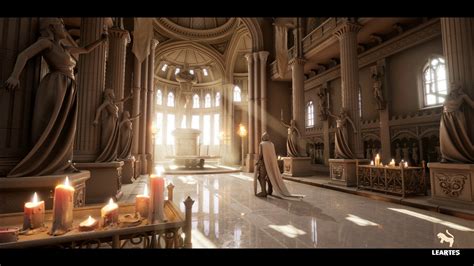 Artstation King Arthur Castle Interior Environment Game Assets