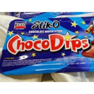 Stick O Choco Dips Chocolate Wafer Stick Per Piece Shopee Philippines