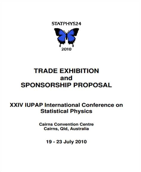 Exhibition Proposal Template 12 Free Sample Example Format Download