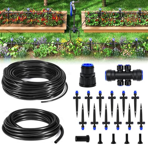 Hiraliy Ft Garden Watering System Drip Irrigation Kits For Plants