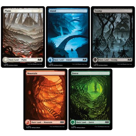 Woe Wilds Of Eldraine Full Art And Normal Basic Land Mtg Magic The Gathering Lands Shopee