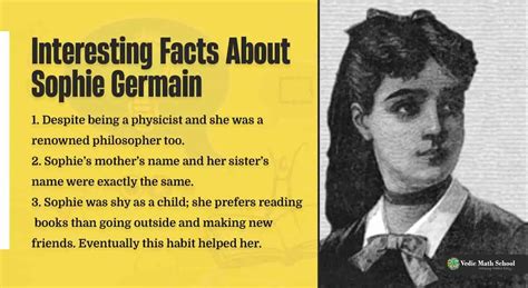 Marie Sophie Germain French Mathematician And Physicist Famous