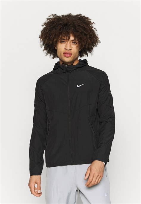 Nike Performance Miler Veste De Running Black Noir Zalando Fr