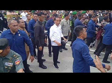 KUNJUNGAN PRESIDEN INDONESIA BAPAK JOKOWI KE NGAWEN BLORA JAWA TENGAH