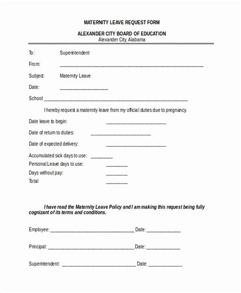 Sick Leave Form Template Stcharleschill Template