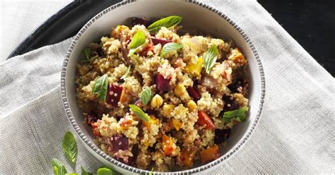 Recette de salade de quinoa et légumes grillés Zeste