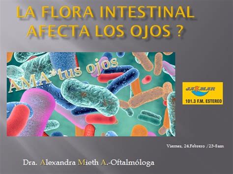 Alexandra Mieth En Ama Tus Ojos Tema De Hoy La Flora Intestinal Y Su