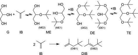 Reaction pathway of the etherification process. | Download Scientific ...