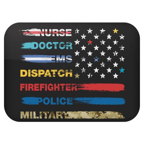 Everyone Loves Buttons First Responder Flag Souvenir Magnet Cabela S