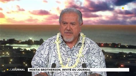 Moetai Brotherson président de la Polynésie Française invité du