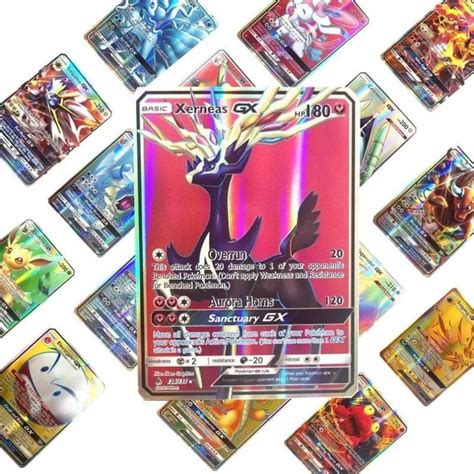 Lote 10 Cartas Pokemon Gx E Ex Rainbow Full Art No Brasil Envio