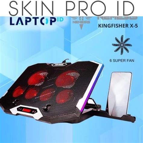 Promo Nyk Nemesis X5 X 5 Kingfisher Cooling Pad Cooler Pad Gaming Rgb