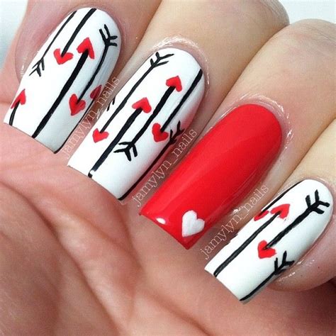 Simple Valentines Nails 30 Valentine S Day Nail Art Ideas And Designs