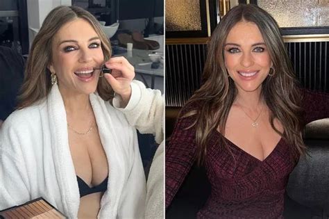 Liz Hurley 58 Flaunts Ageless Figure In Tiny String Bikini As Fans