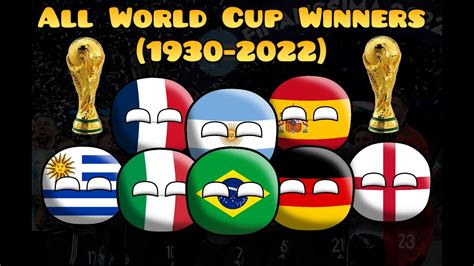 All World Cup Winners Countryballs Youtube