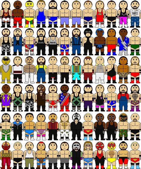 Alex232s Minis Of Doom 1996 Wwf Roster Wwf Wwe Champions