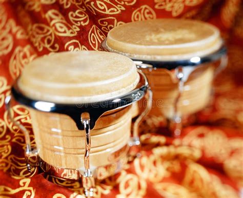 Rhythm Percussion Instrument Bongo Drum Stock Photo - Image of mexico ...