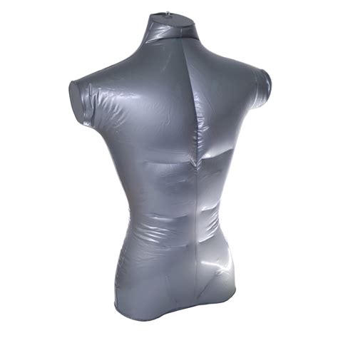 PVC Plastic Male Inflatable Torso Form Mannequin Model W 1 S Shape