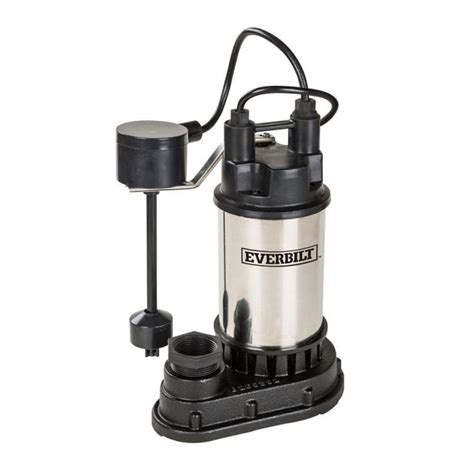 Everbilt Sp Vd Hp Submersible Stainless Steel Sump Pump Surpius