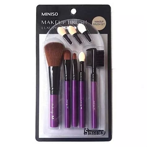 Jual Miniso Make Up Brush Set Shopee Indonesia