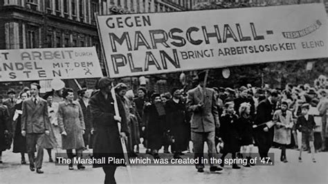 Marshall Plan in the Cold War - History