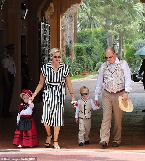 Monaco's royals don historical costumes for family fun day | Moda ...