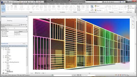 Bim Revit Advanced Tutorial 01 Louver Curtain Wall You