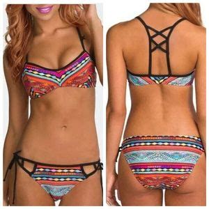 Swim Brandi Ethnic Print Bikini Swimsuit Set Poshmark