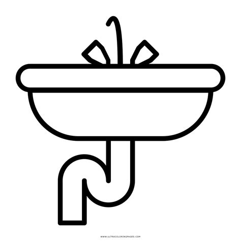 Sink Coloring Pages