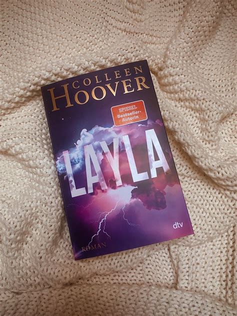 Layla Colleen Hoover Book Cover Hoover Bookstagram