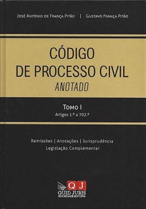 C Digo De Processo Civil Anotado Tomo I Rei Dos Livros