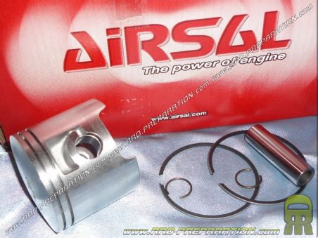 Piston Ø50mm bi segment AIRSAL axis 12mm for kit 80cc AIRSAL luxury two