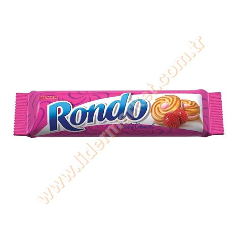 ÜLKER RONDO ÇİLEK KREMALI BİSKÜVİ 61 G