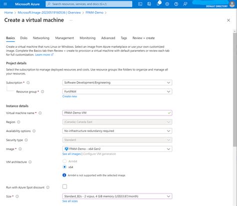 Deploying Fortipam Vm On Azure Fortipam Public Cloud