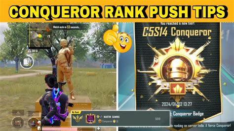 DAY 29 CONQUEROR RANK PUSH TIPS SOLO RANK PUSH TIPS AND TRICKS