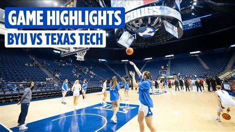 BYU Women's Basketball vs Texas Tech | Full Game Highlights (2024 ...