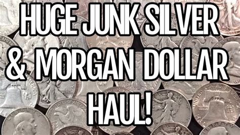 Huge Junk Silver And Morgan Dollar Haul Youtube