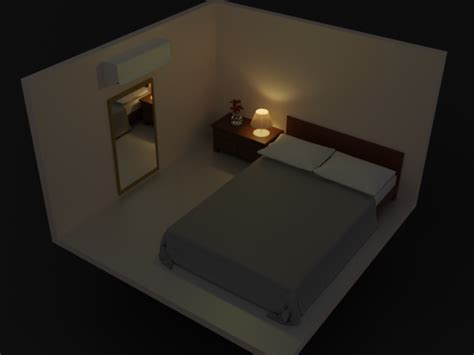 bedroom 3d design by zevana asyam zahran on Dribbble