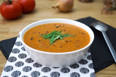 Soupe La Tomate Et Au Basilic Pal O R Gime