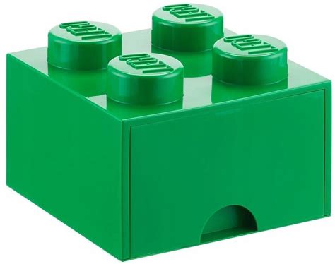 Lego Z Szufladk Brick Zielony Pojemnik Na Niskie Ceny I