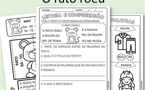 Sequência didática para alfabetização O Sapo Sabino PDF