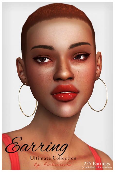 Praline Sims Earring • Sims 4 Downloads