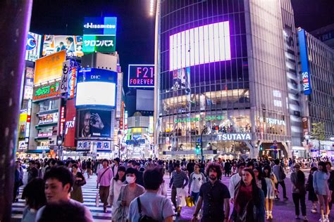 Japan Shibuya Night Photography Rare Gallery Hd Wallpapers