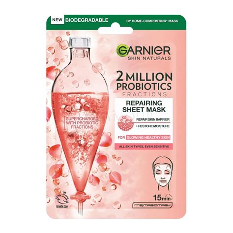 Garnier Skin Naturals 2 Million Probiotics Repairing Sheet Mask